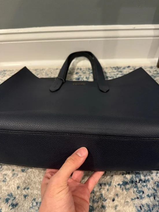 Coach Blue Leather Charlie Briefcase Bag - Picture 16 of 16